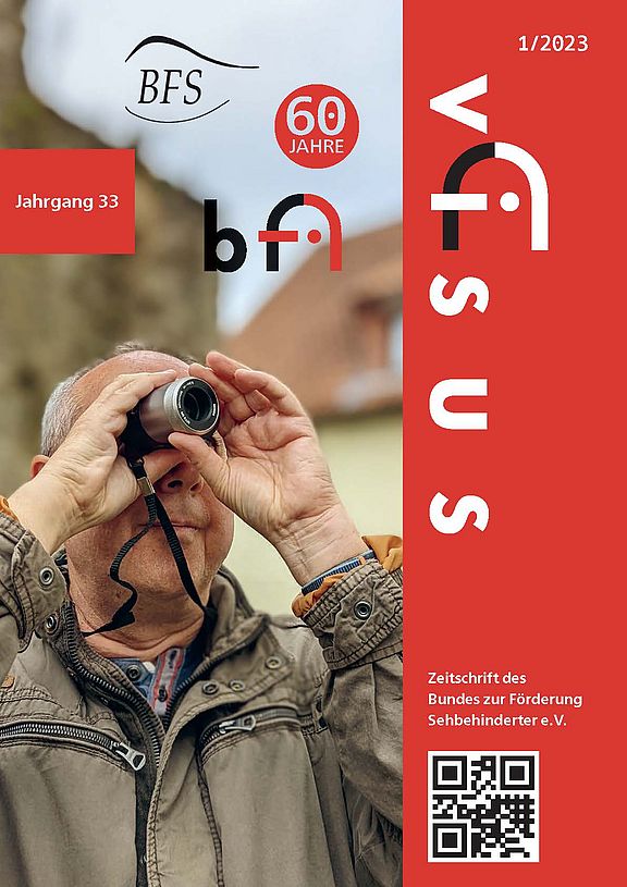 Cover VISUS 1 Ausgabe 2023 Ein mann Schutz durch ein Monokular Cover_Visus_2023_01_RZ_screen-4.jpg