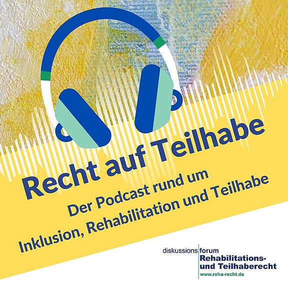 Kopfhörer auf gelben Untergrund